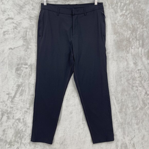 lululemon x Robert Geller Limited Edition Active Travel Pants Black 27" - Picture 1 of 16